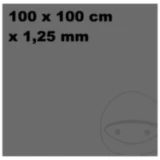 Blechtafel universal 1000x1000x1.25 mm aus Stahl