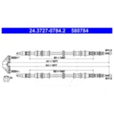 Bremsseil für Motorräder ID siehe 3411300 08/24