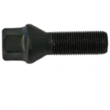 Radschraube M14X1.25X40 Kegelbund 17 schwarz für Motorräder