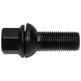 Radschraube M14 x 1.5 x 36 Kugelbund 17 schwarz für Motorrad