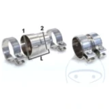 Rohrverbinder für Motorradauspuff 55/70/90 mm