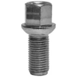Radschraube M14 x 1.5 x 27 Kugelbund 17 silber für Motorräder