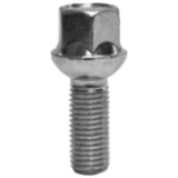 Radschraube M12 x 1,5 x 28 Kugelbund 17 silber für Aluminiumfelgen