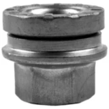 Radmutter M14X2.0 Flachbund SW 21 silber Packung 10 Stück