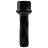 Radschraube M14x1.5x45 Kugelbund 17 schwarz für Motorräder