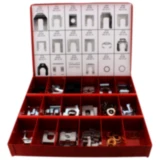 Bremsschlauch Halter Sortiment für gängige Automarken, 78-teilig