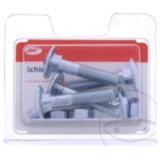 Schraube verzinkt M8x40 Festigkeitsklasse 4.8 Packung 5 Stück