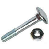 Flachrundschrauben M6x40 verzinkt DIN603 Packung 100 Stück