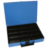 Sortimentskasten 12FACH leer blau für Motorradteile