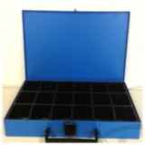 Sortimentskasten 18 Fächer leer blau