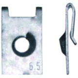 Blechmutter für Opel Fahrzeuge 6.5 mm JMP Packung 10 Stück