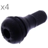 Gummiventil TR412 11,3 mm für Pkw/Motorrad, Packung 4 Stück