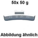 Zink-Schlaggewichte 50GR für Alufelgen japanischer Fahrzeuge