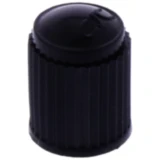 Ventilkappe schwarz Kunststoff 100 Stück