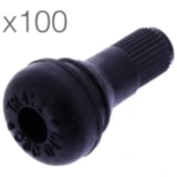 Gummiventil TR412 für Pkw und Motorräder – Packung mit 100 Stück