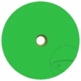 Polierscheibe 150 mm grün Quick Connect