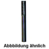 Fräser Zylinderform 10X19X6 Z6 Hartmetall Flexovit