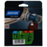 Schleifscheiben 8 Loch K80 für Universal, 5 Stück 125 mm A203F Norton