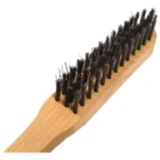 Handbürste EDELST 3-REIH GEWELLT für Alu Flexovit