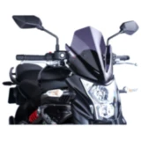 Sportscheibe New Generation Puig für Nakedbike dunkel passend für: Kawasaki ER - 6N