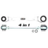 Doppel-Ratschenringschlüssel 4 in 1 für verschiedene Modelle