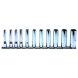 Stecknuss Satz 1/4 12KT 12-teilig 50 mm lang für Biker