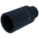 Kraft-Stecknuss 12-Kant 1/2 Zoll 30 mm für Motorräder