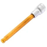 Innensechskant-Stecknuss 1/2 Zoll 10 mm mit Kugelkopf (140 mm)