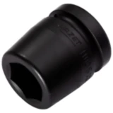 Kraft-Stecknuss 1 Zoll 30 mm Länge 62 mm für Elektro- und Druckluft-Schlagschrauber