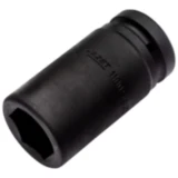 Kraft-Stecknuss 6-Kant 1 Zoll 36 mm, lange Ausführung