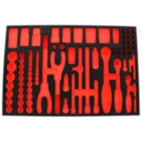 Werkzeugeinlage leer für 96-teiliges Sortiment