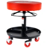 Werkstattrollhocker mit Werkzeugablage