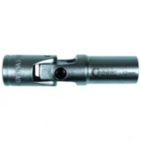Gelenk-Steckschlüssel 3/8" für Motorräder, Chrom-Vanadium-Stahl, 16 mm, Länge 80 mm