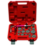 Bremskolben-Rücksetzwerkzeug 16-teilig inkl. Druckluft-Spindel für: BMW, VW