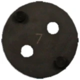 Adapterplatte 7 für Bremskolben-Rücksetzwerkzeug