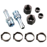 Gewindenippel und Mutter für 8 mm