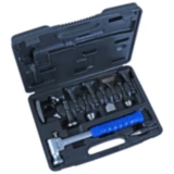 AUSBEULHAMMERSATZ 10-teilig mit wechselbaren Aufsätzen