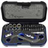 Ratschenschlüssel Set 33-teilig mit S-TYP für Motorräder