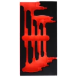 JMP Werkzeugeinlage leer für T-Griff Torx 342x172x31,5 mm