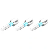 Hazet Innen-Sechskant Bit 3 mm, 1/4 Zoll (6,3 mm), 25 mm Länge, 3-teilig