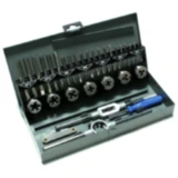 Gewindeschneidwerkzeug-Set 32-teilig für metrische Gewinde M3-M12