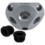 LUFTVERTEILERDOSE ALU 3-Fach 1/2 für Motorräder