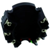 Schlüsselschaltereinsatz mit Notaus Nussbaum