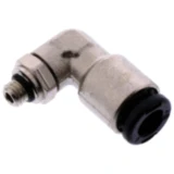 Winkelanschluss 6 mm M5 für KLINKENZYL. Nussbaum