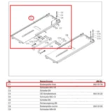 Bodenplatte links für JMP Fox 3000 H Mobil