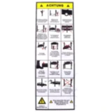 Sicherheitsaufkleber für JMP Fox 3500 HK