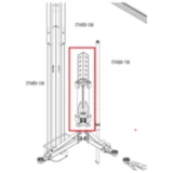 Hubschlittensatz für 2-Säulenbühne FOX 4000H
