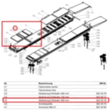 Abdeckung JMP 300 mm für 4-Säulenbühne Fox 5500 AMS