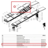 Schiebeplatte JMP für 4-Säulenbühne FOX 5500 AMS