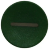 Tastenschild Start grün für Nussbaum 991045